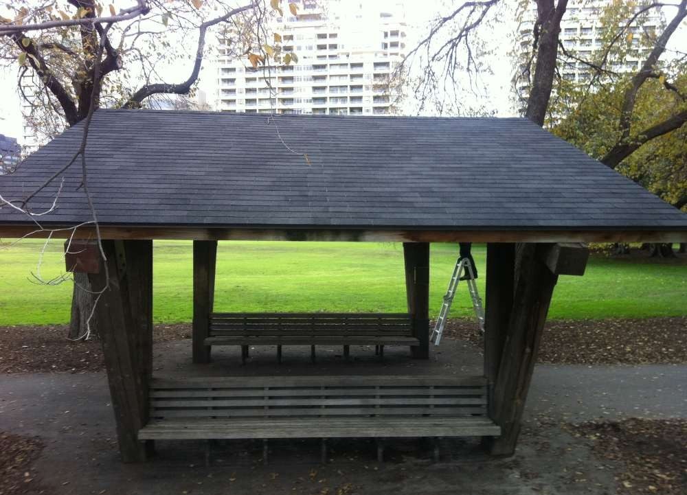 Fixed Permanent Gazebo Kit Custom DIY patio pergola with asphalt shingle roof Australia
